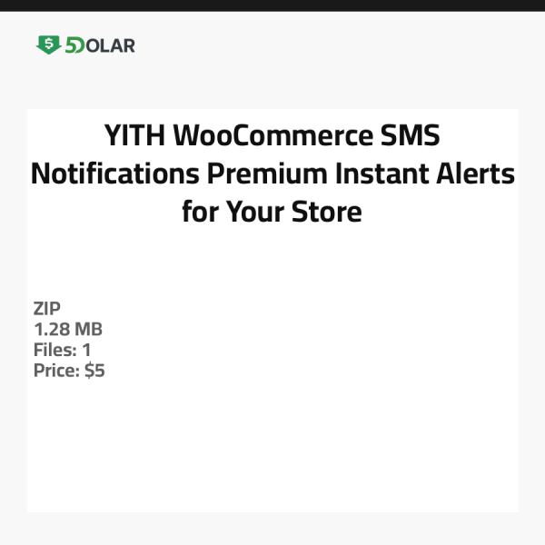 YITH WooCommerce SMS Notifications Premium - تنبيهات فورية لمتجرك