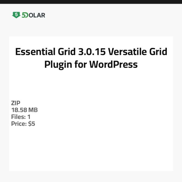 Essential Grid 3.0.15 - Vielseitiges Grid-Plugin für WordPress