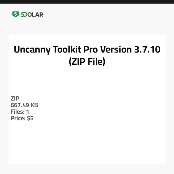 أداة Uncanny Toolkit Pro - الإصدار 3.7.10 (ملف ZIP)