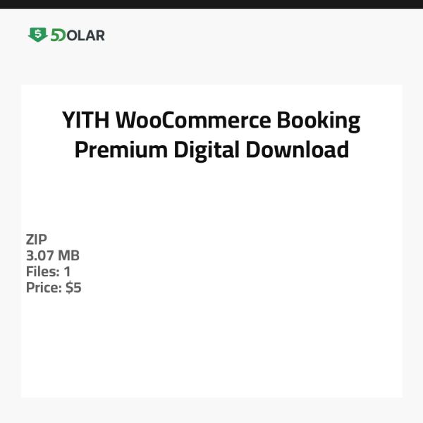 YITH WooCommerce Buchung Premium - Digitaler Download