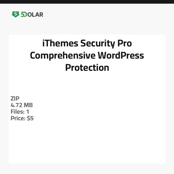 iThemes Security Pro - حماية شاملة لووردبريس