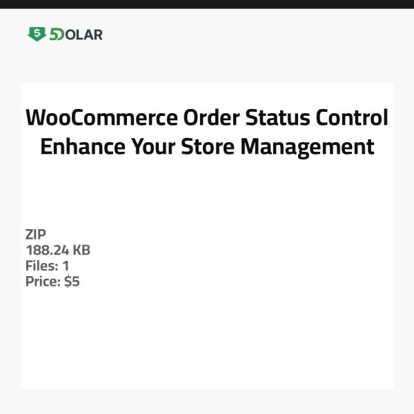 تحكم في حالة الطلبات في WooCommerce - عزز إدارة متجرك