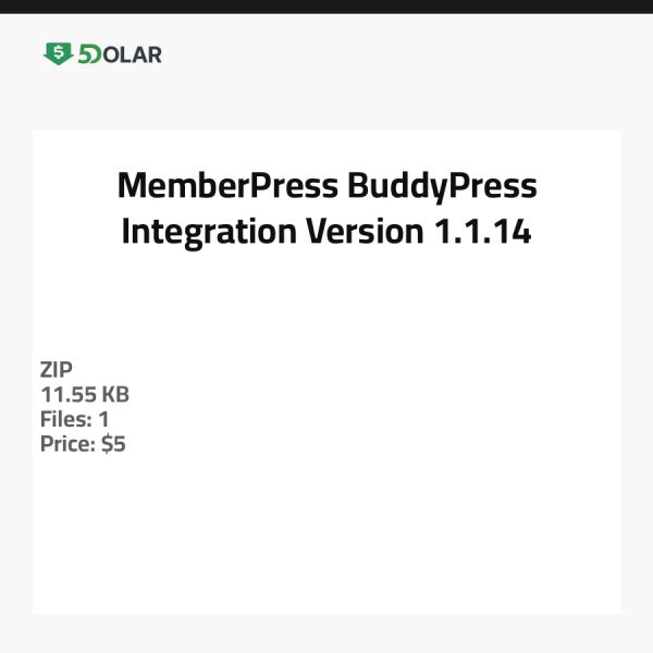 تكامل MemberPress مع BuddyPress - الإصدار 1.1.14