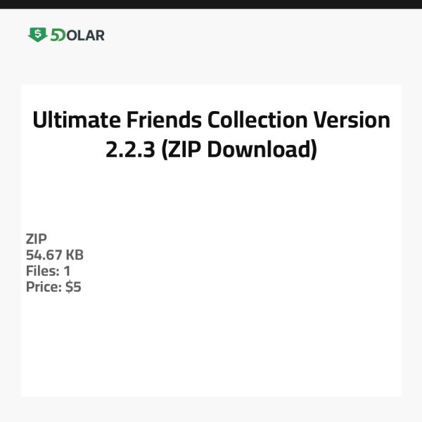 Ultimative Freunde Sammlung - Version 2.2.3 (ZIP Download)