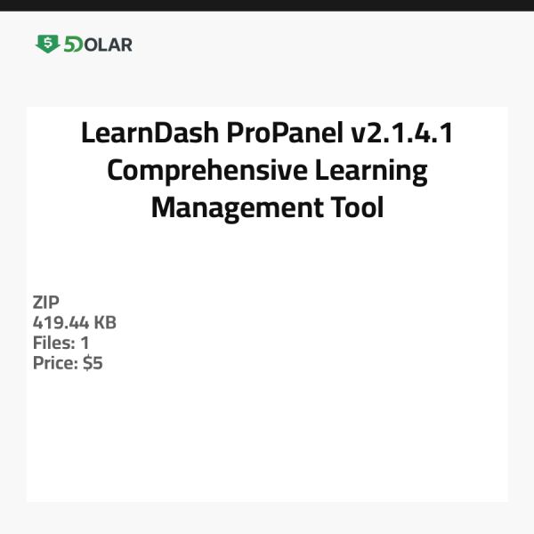 LearnDash ProPanel v2.1.4.1 - Umfassendes Lernmanagement-Tool