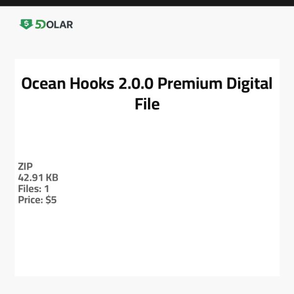 Ocean Hooks 2.0.0 - Premium Digital Datei