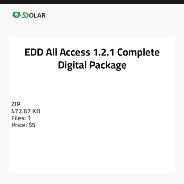 EDD All Access 1.2.1 - Komplettes digitales Paket