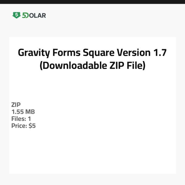 Gravity Forms Square - Version 1.7 (Downloadbare ZIP-Datei)