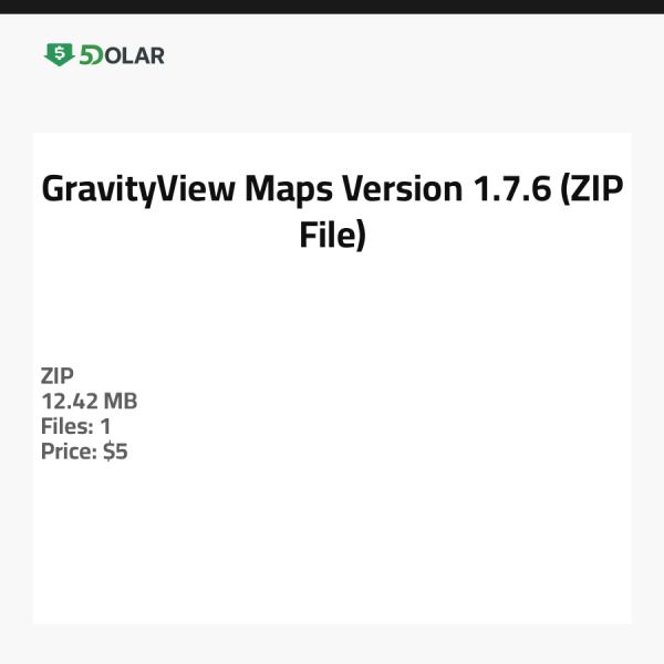 GravityView Maps - Version 1.7.6 (ZIP-Datei)