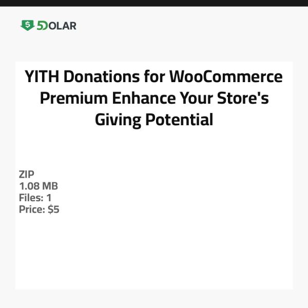 YITH Donations for WooCommerce Premium - عزز إمكانيات عطائك في متجرك