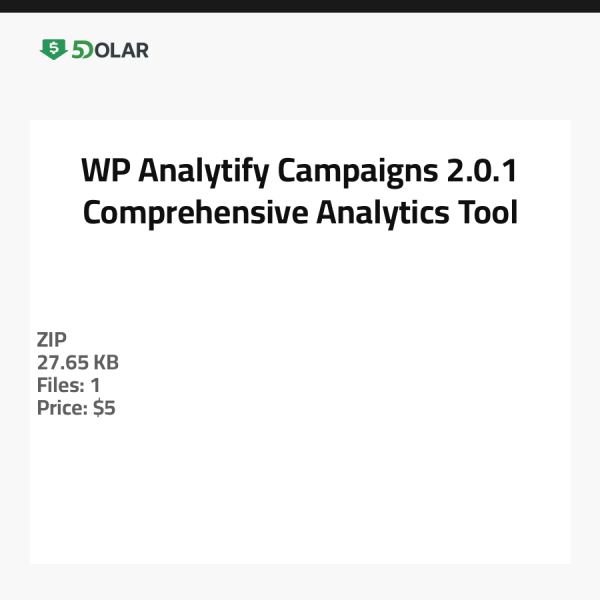 WP Analytify Kampagnen 2.0.1 - Umfassendes Analyse-Tool