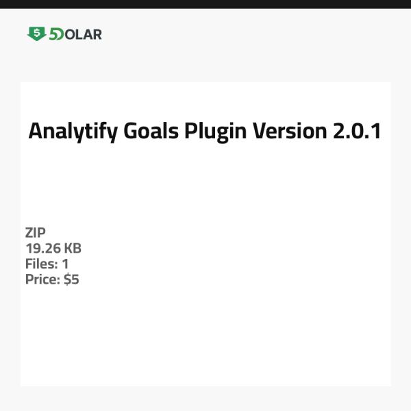 ملحق أهداف Analytify - الإصدار 2.0.1