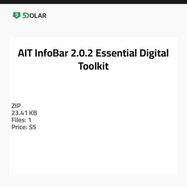 AIT InfoBar 2.0.2 - Essentielles digitales Toolkit