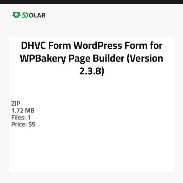 نموذج DHVC - نموذج ووردبريس لمنشئ الصفحات WPBakery (الإصدار 2.3.8)