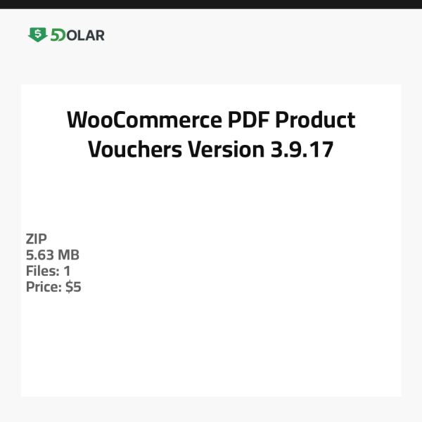 قوائم منتجات PDF من WooCommerce - الإصدار 3.9.17