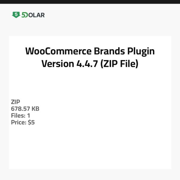 إضافة علامات WooCommerce - الإصدار 4.4.7 (ملف ZIP)