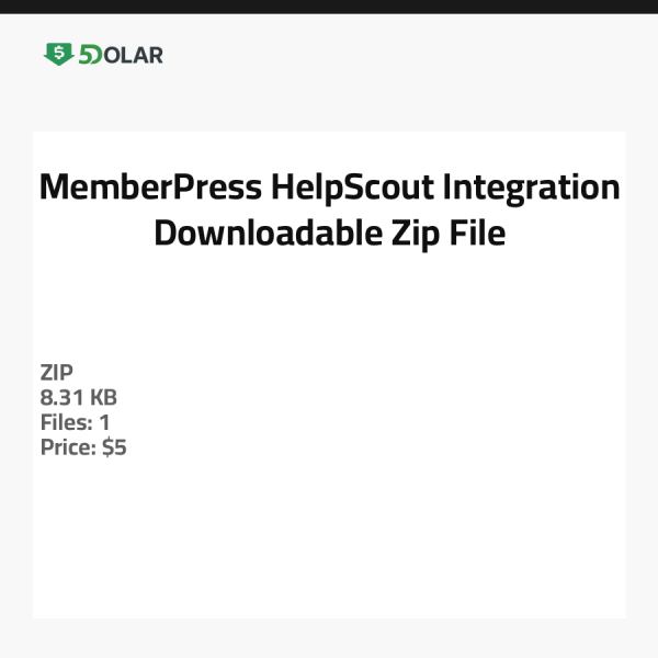 MemberPress HelpScout Integration - Downloadbare Zip-Datei
