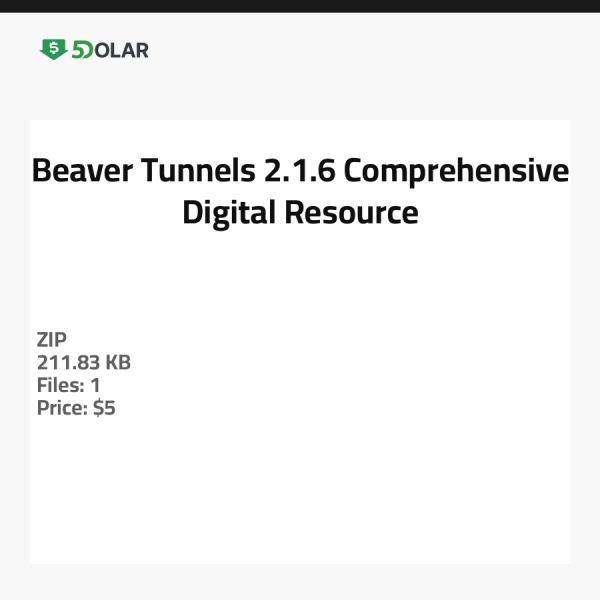 Beaver Tunnels 2.1.6 - Umfassende digitale Ressource