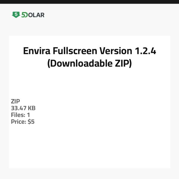 Envira Vollbild - Version 1.2.4 (Herunterladbare ZIP)