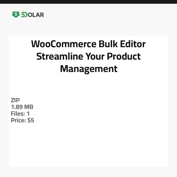 WooCommerce Bulk Editor - Optimieren Sie Ihr Produktmanagement