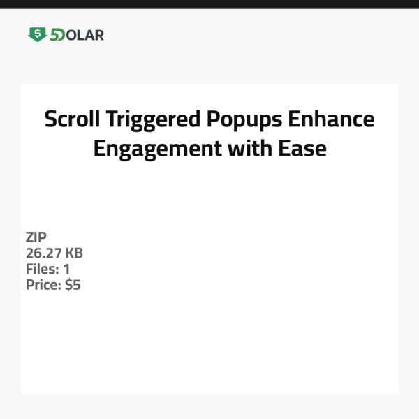 Scroll-Triggered Popups - Steigern Sie das Engagement mit Leichtigkeit