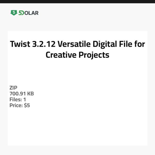 Twist 3.2.12 - Vielseitige digitale Datei für kreative Projekte