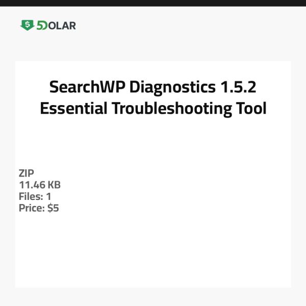 SearchWP Diagnostics 1.5.2 - Essentielles Fehlerbehebungstool
