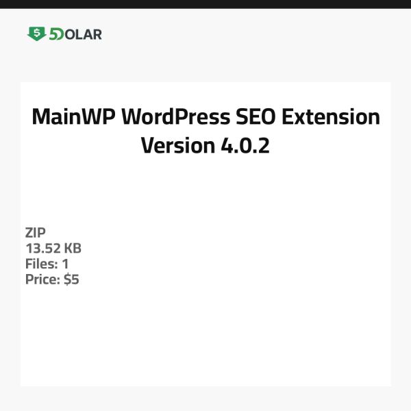 MainWP ملحق SEO ووردبريس - الإصدار 4.0.2