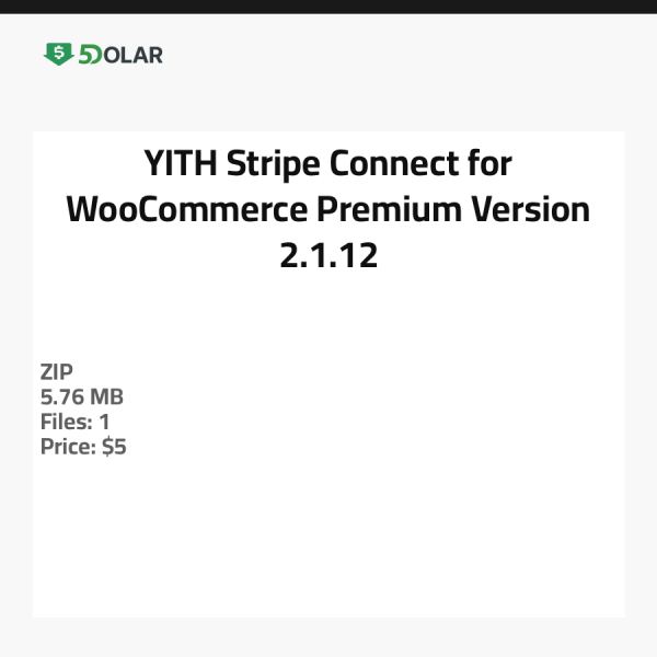 YITH Stripe Connect لـ WooCommerce - النسخة المميزة 2.1.12