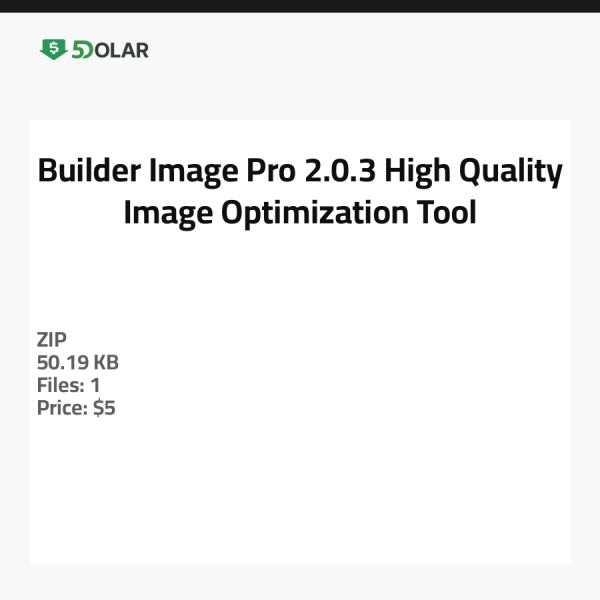 Builder Image Pro 2.0.3 - أداة تحسين الصور عالية الجودة