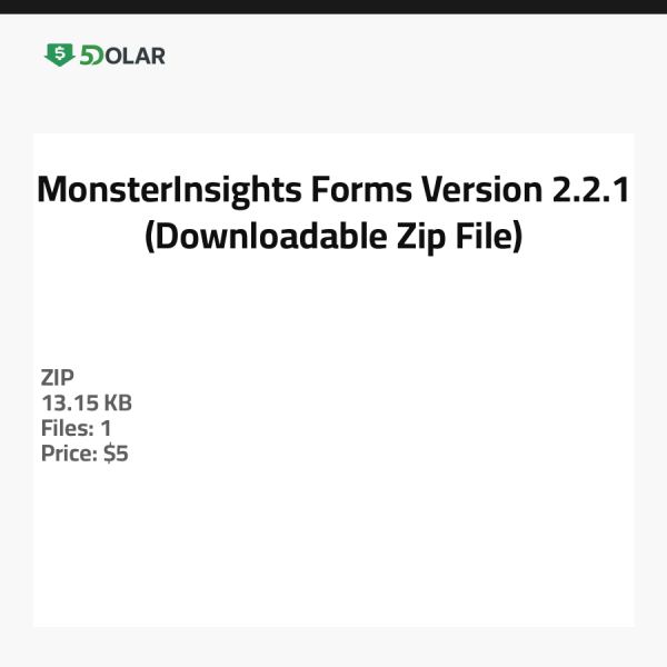 نماذج MonsterInsights - الإصدار 2.2.1 (ملف مضغوط قابل للتنزيل)