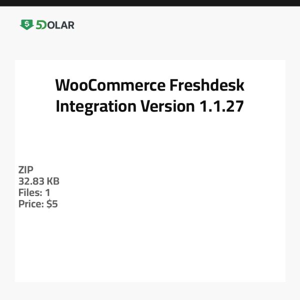 تكامل WooCommerce مع Freshdesk - الإصدار 1.1.27