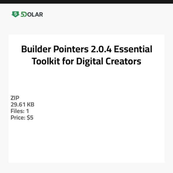 Builder Pointers 2.0.4 - Essentielles Toolkit für digitale Kreative