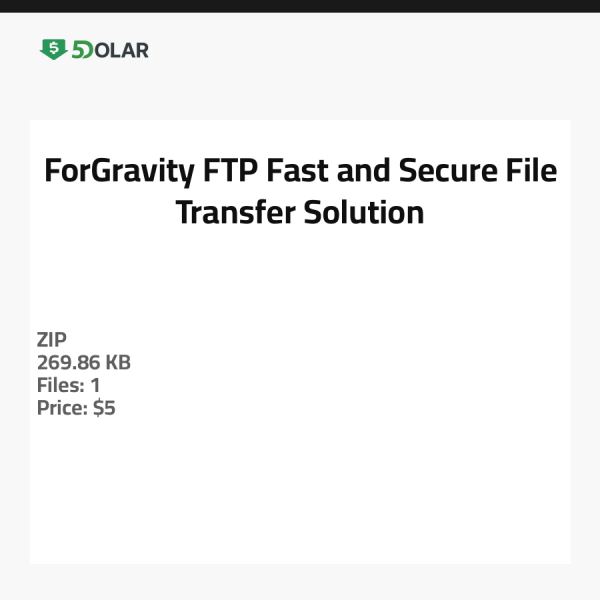 ForGravity FTP - Schnelle und sichere Dateiübertragungslösung