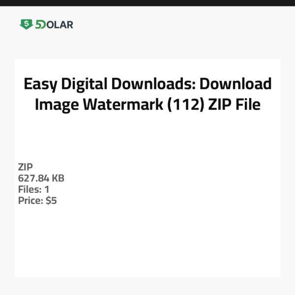Easy Digital Downloads: Download Image Watermark (112) - ZIP-Datei