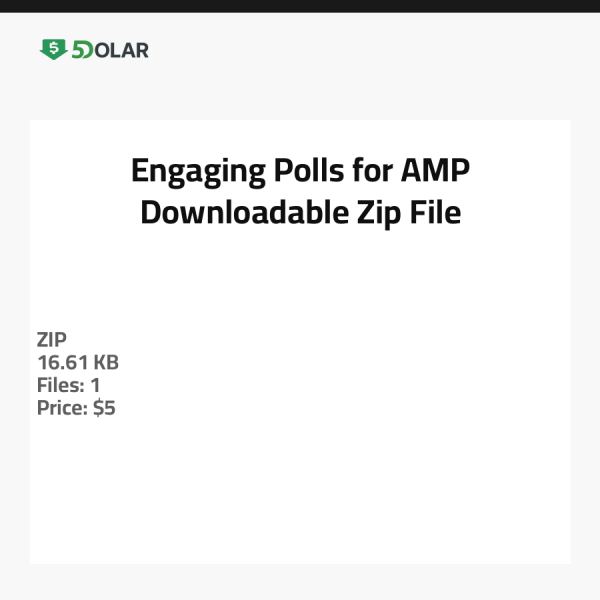 استطلاعات جذابة لـ AMP - ملف مضغوط قابل للتنزيل
