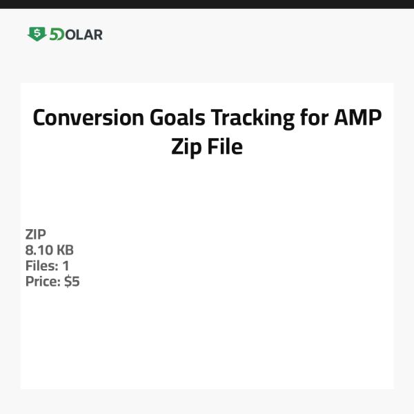 تتبع أهداف التحويل لـ AMP - ملف مضغوط