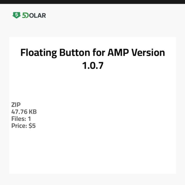 زر عائم لـ AMP - الإصدار 1.0.7