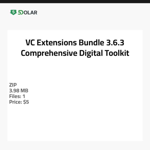 VC Extensions Bundle 3.6.3 - Umfassendes digitales Toolkit