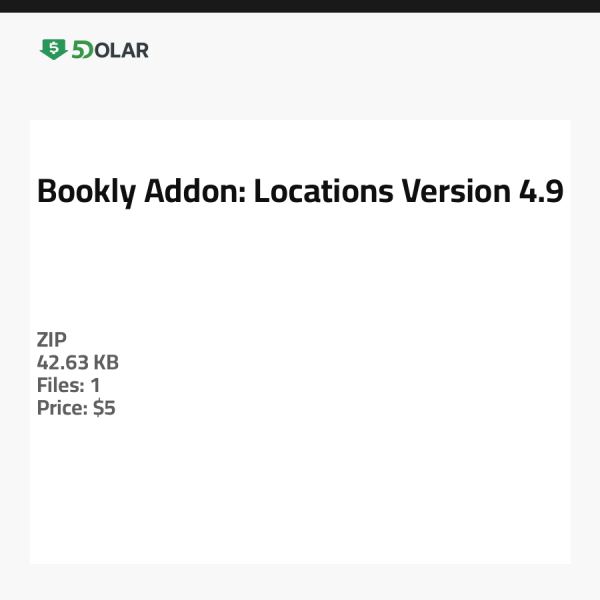 Bookly Addon: Standorte - Version 4.9