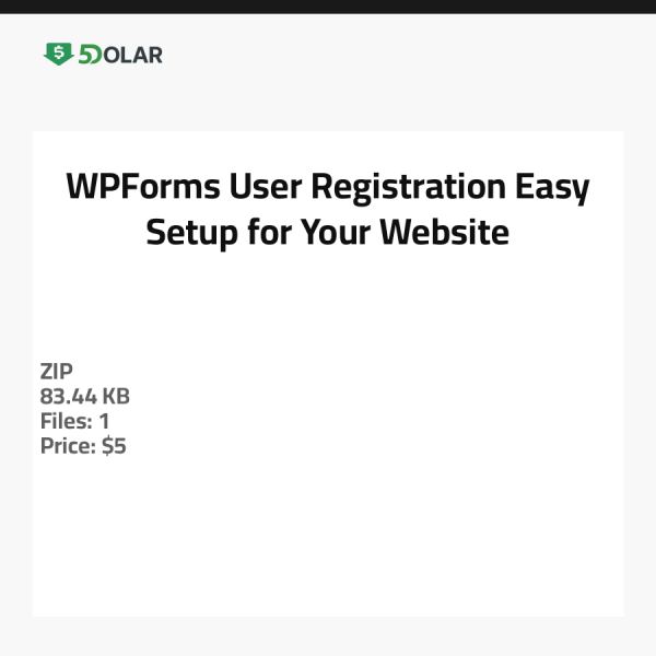 تسجيل مستخدمي WPForms - إعداد سهل لموقعك الإلكتروني