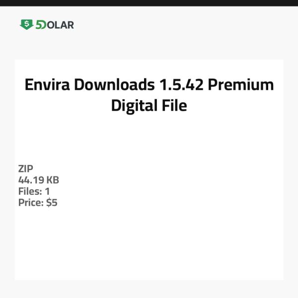 Envira Downloads 1.5.42 - Premium digitale Datei