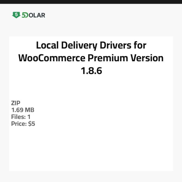 سائقي توصيل محليين لـ WooCommerce - النسخة المميزة 1.8.6