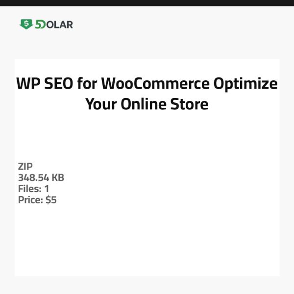 WP SEO لـ WooCommerce - تحسين متجرك الإلكتروني