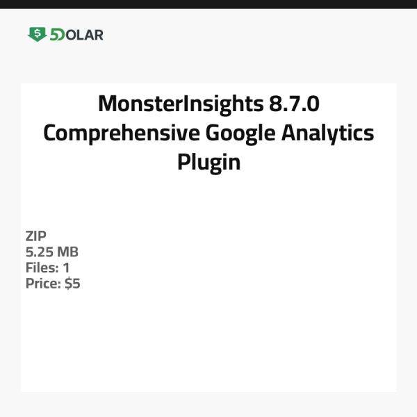 MonsterInsights 8.7.0 - ملحق شامل لجوجل أناليتكس