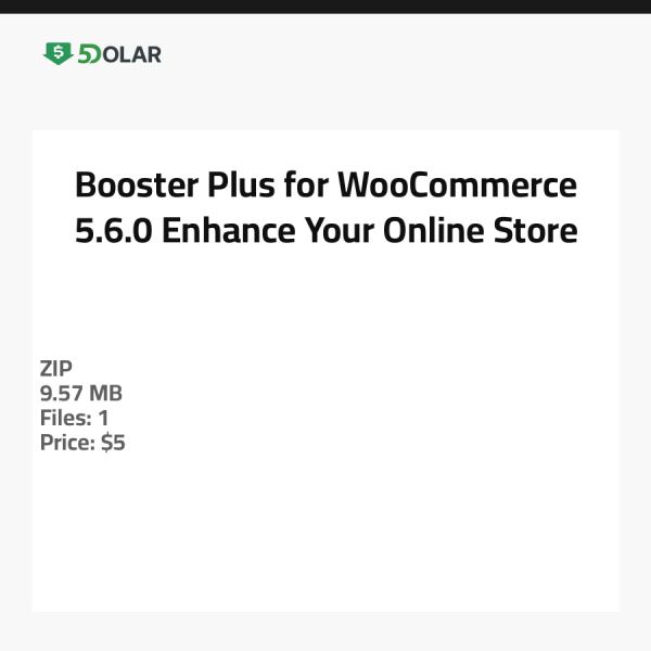 بوستر بلس ل WooCommerce 5.6.0 - عزز متجرك الإلكتروني
