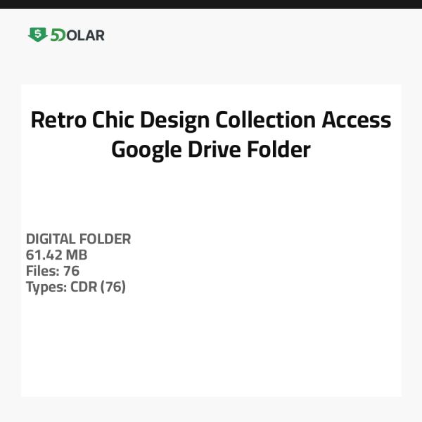 Retro Chic Design Kollektion - Zugriff auf Google Drive Ordner
