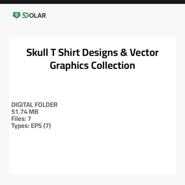 Skull T-Shirt Designs & Vector Graphics Collection