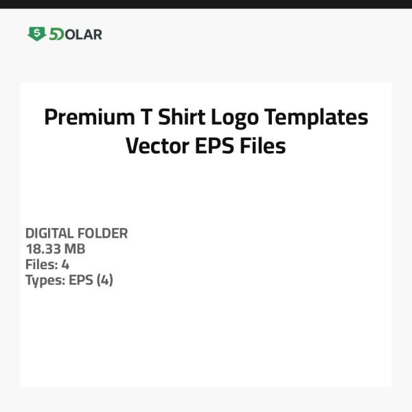 Premium T-Shirt Logo Vorlagen - Vektor EPS Dateien