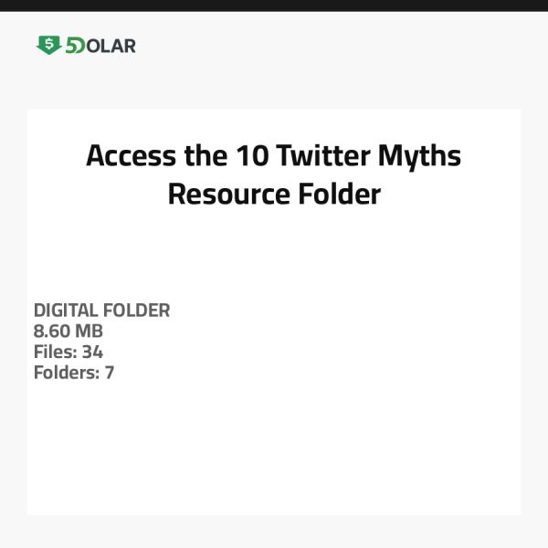 الوصول إلى مجلد موارد 10 أساطير عن تويتر